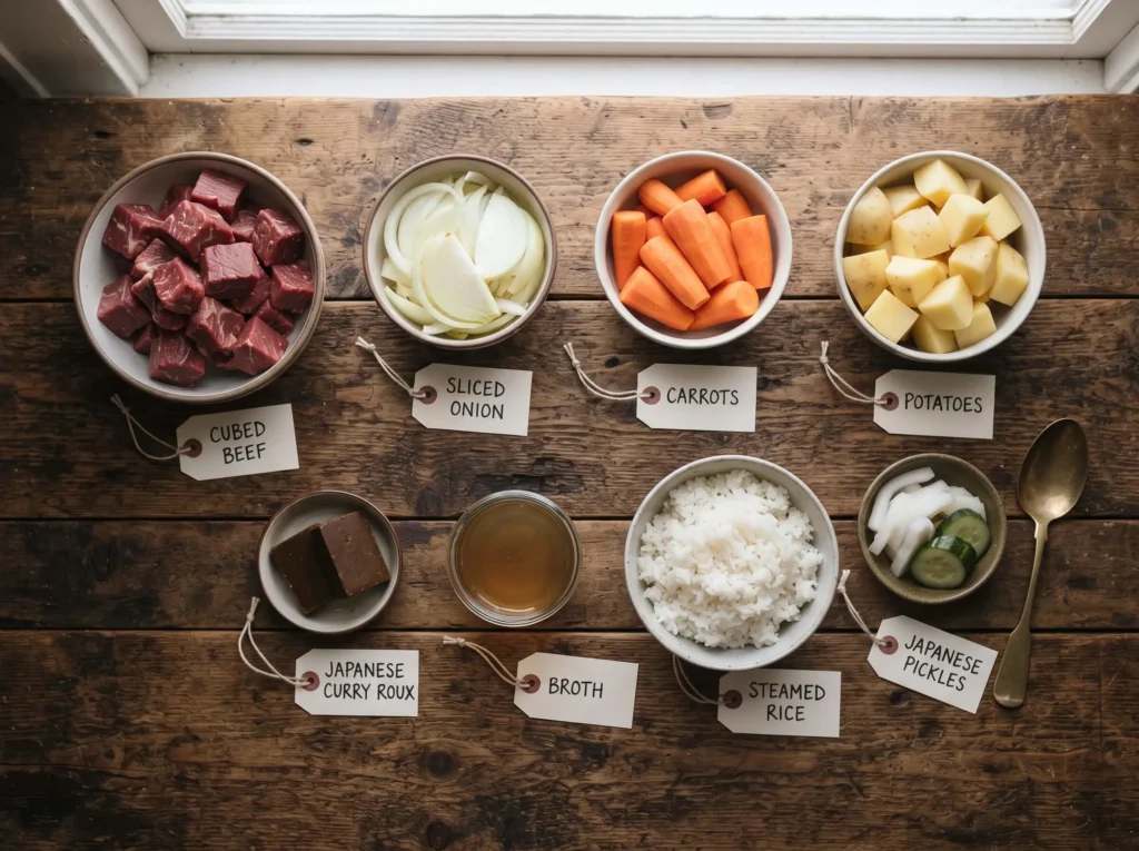 japanese curry recipe ingredients