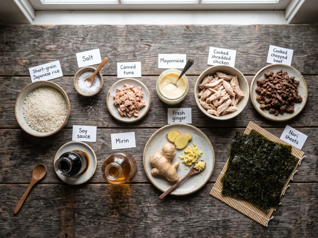 onigiri recipe ingredients