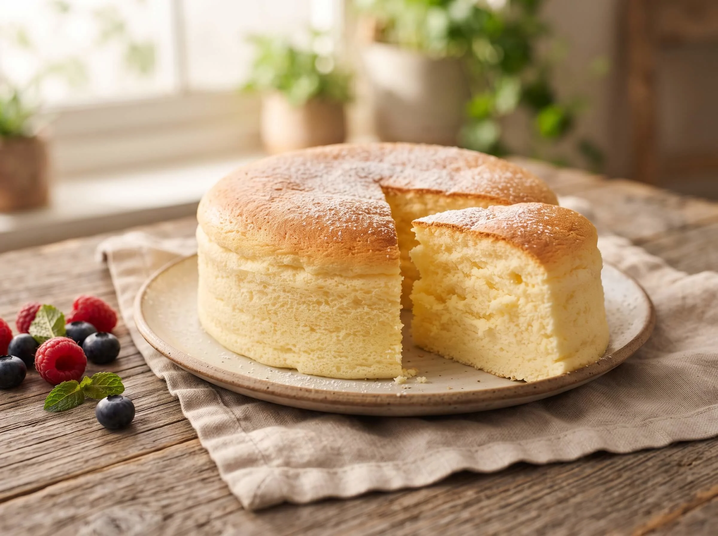 japanese cheesecake recipe final result