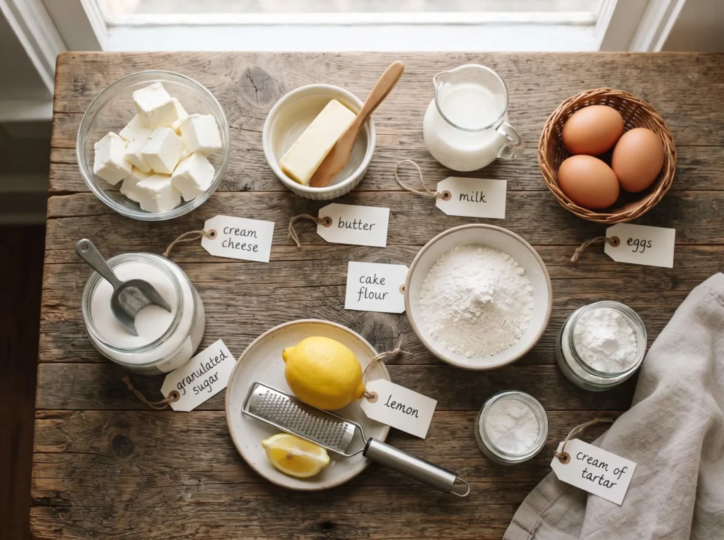 japanese cheesecake recipe ingredients