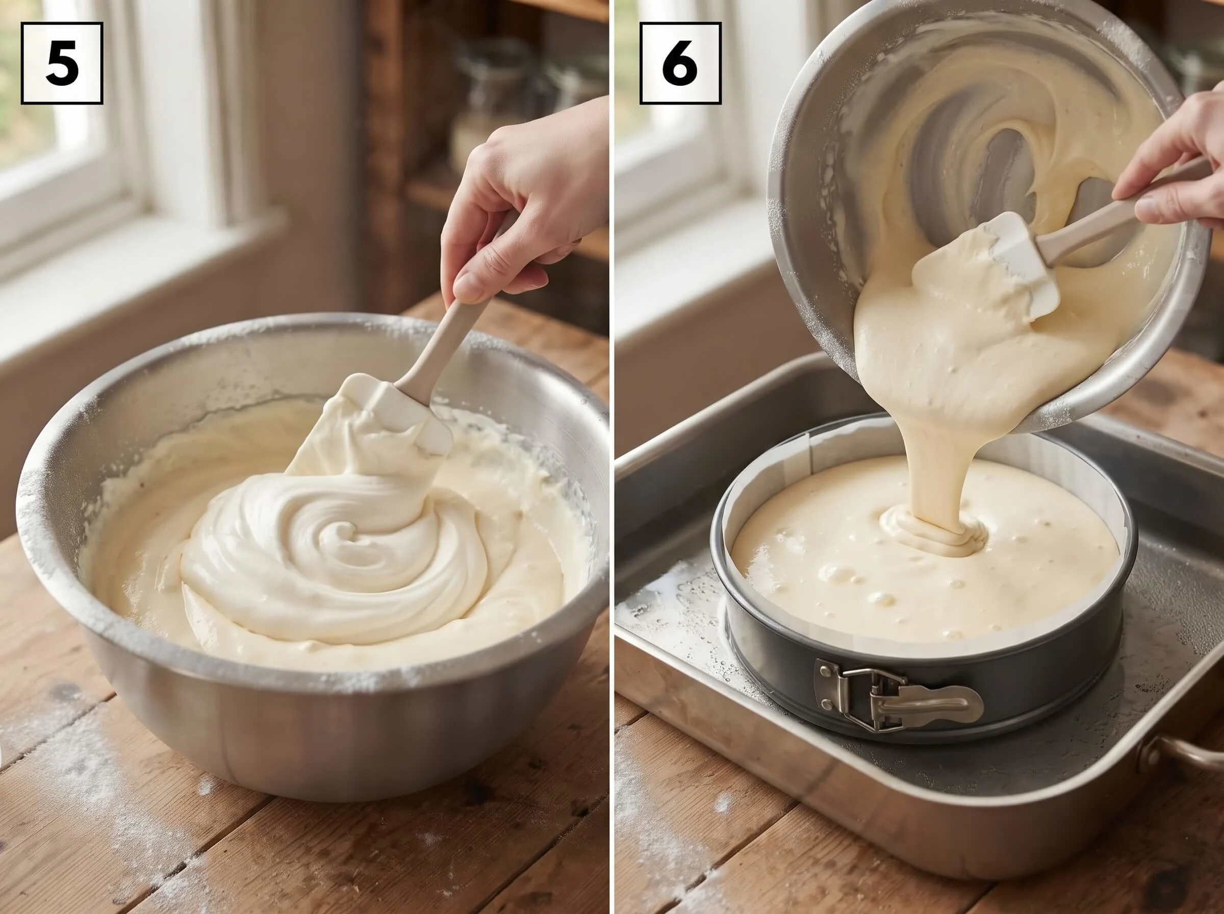 japanese cheesecake recipe Fold and Bake