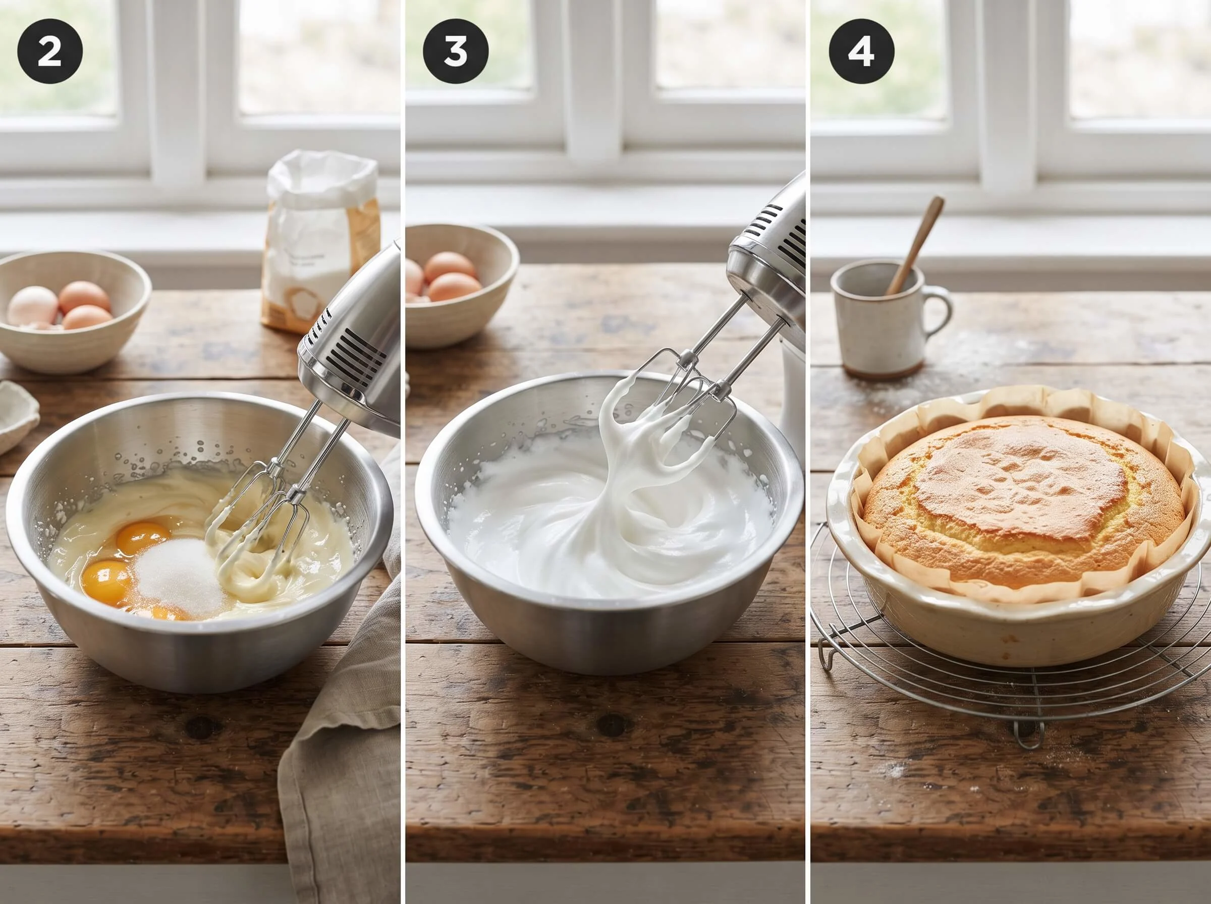 tres leches cake recipe Make and Bake the Sponge Cake