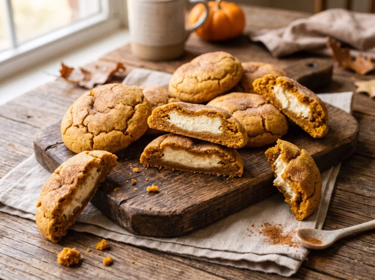 pumpkin cheesecake cookies main image