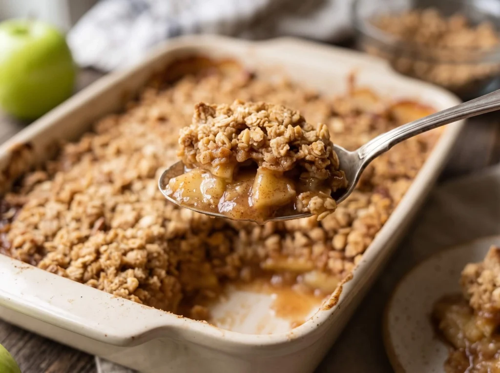 granny smith apples for apple crisp final image