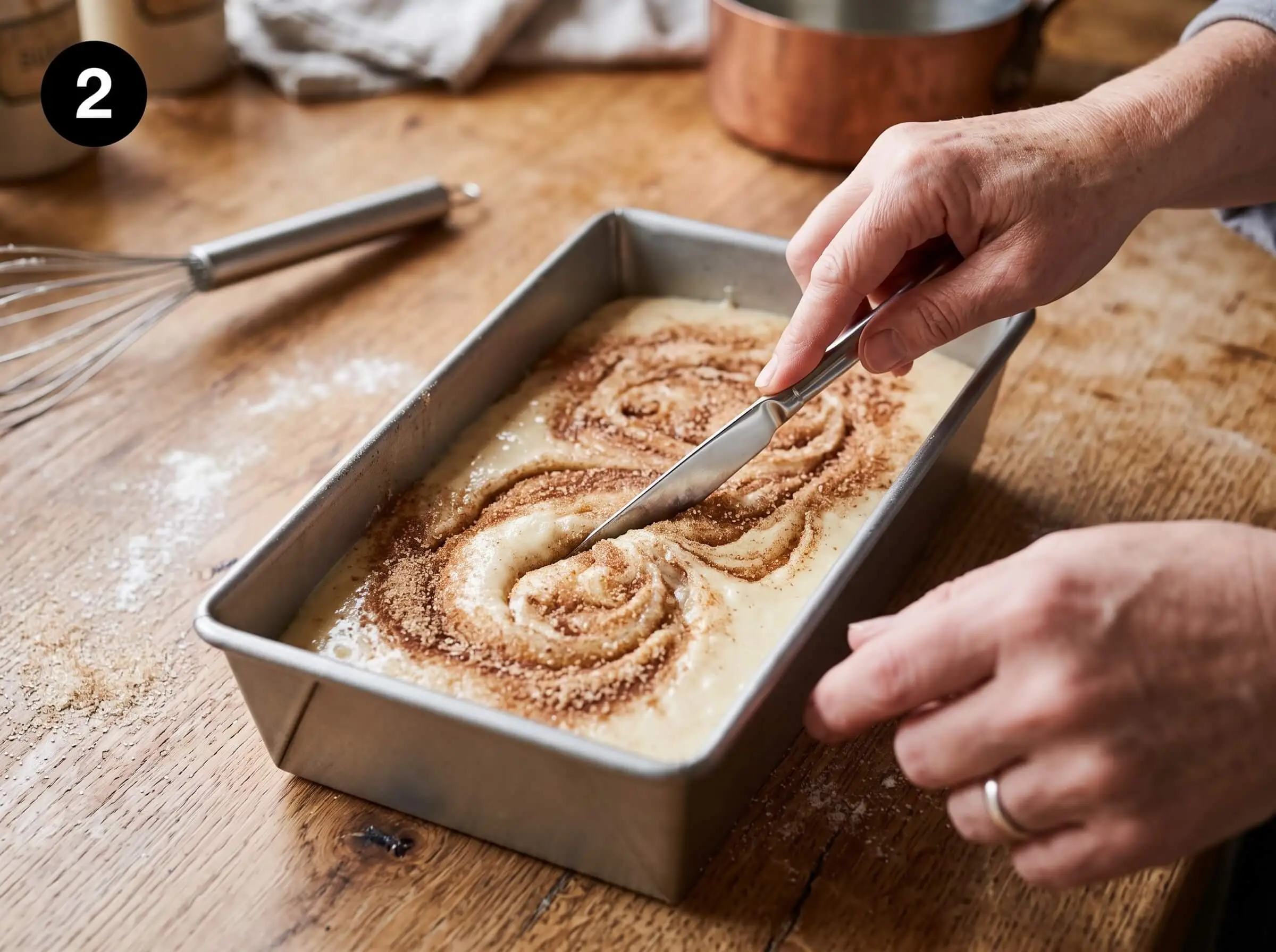 apple cinnamon bread recipe stage 2