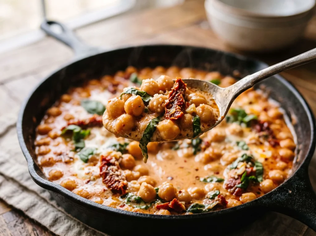 marry me chickpeas recipe final result