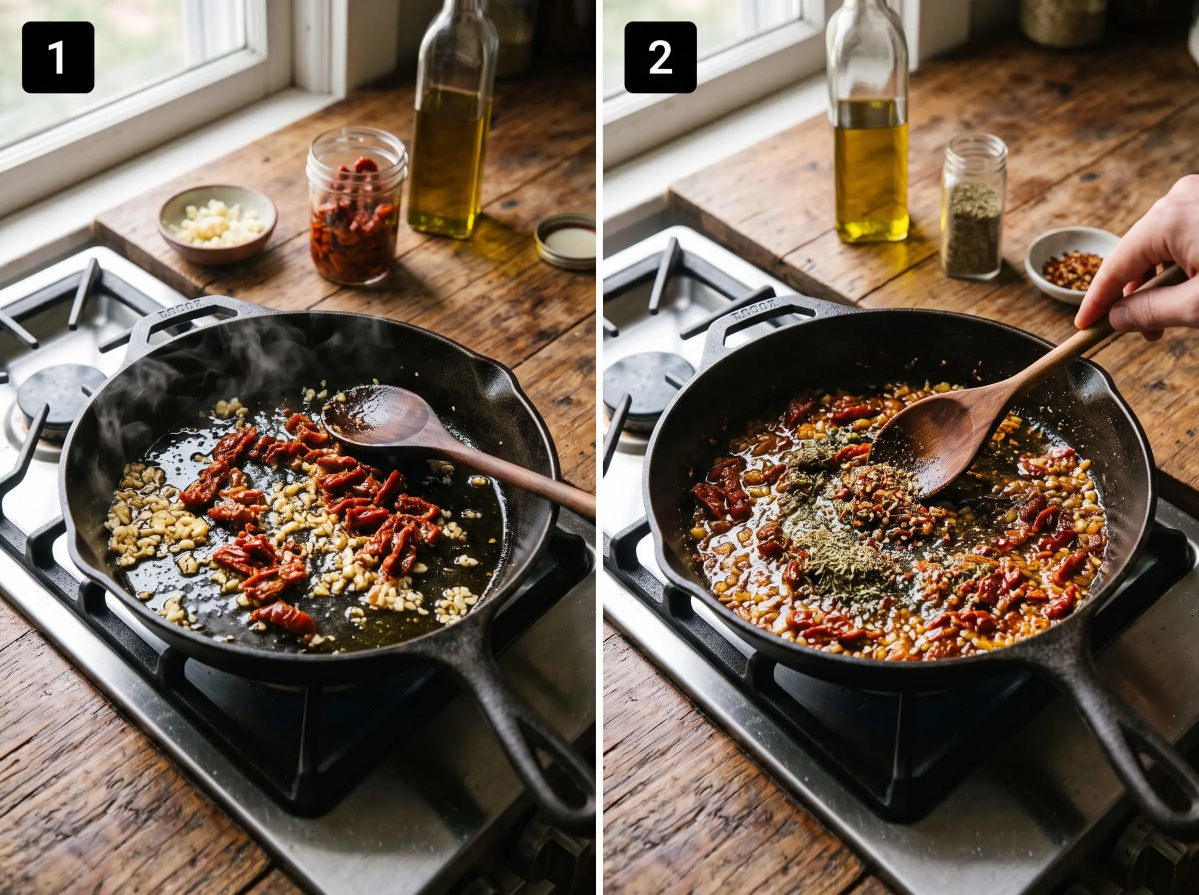 marry me chickpeas recipe Build the Sauce Base