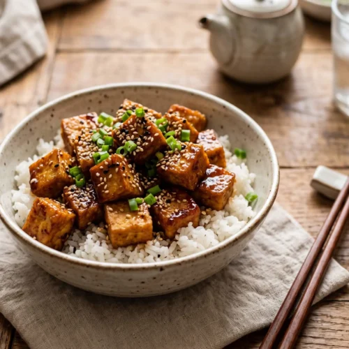 crispy baked sesame tofu recipe main dish