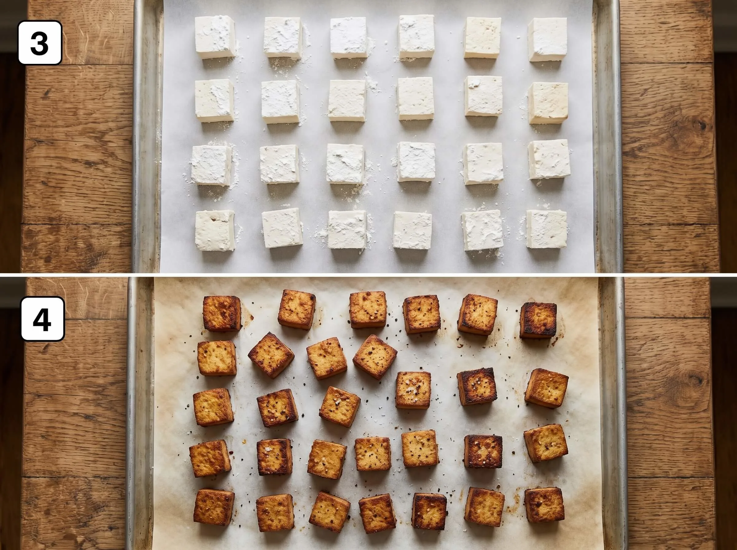 crispy baked sesame tofu recipe Bake the Tofu