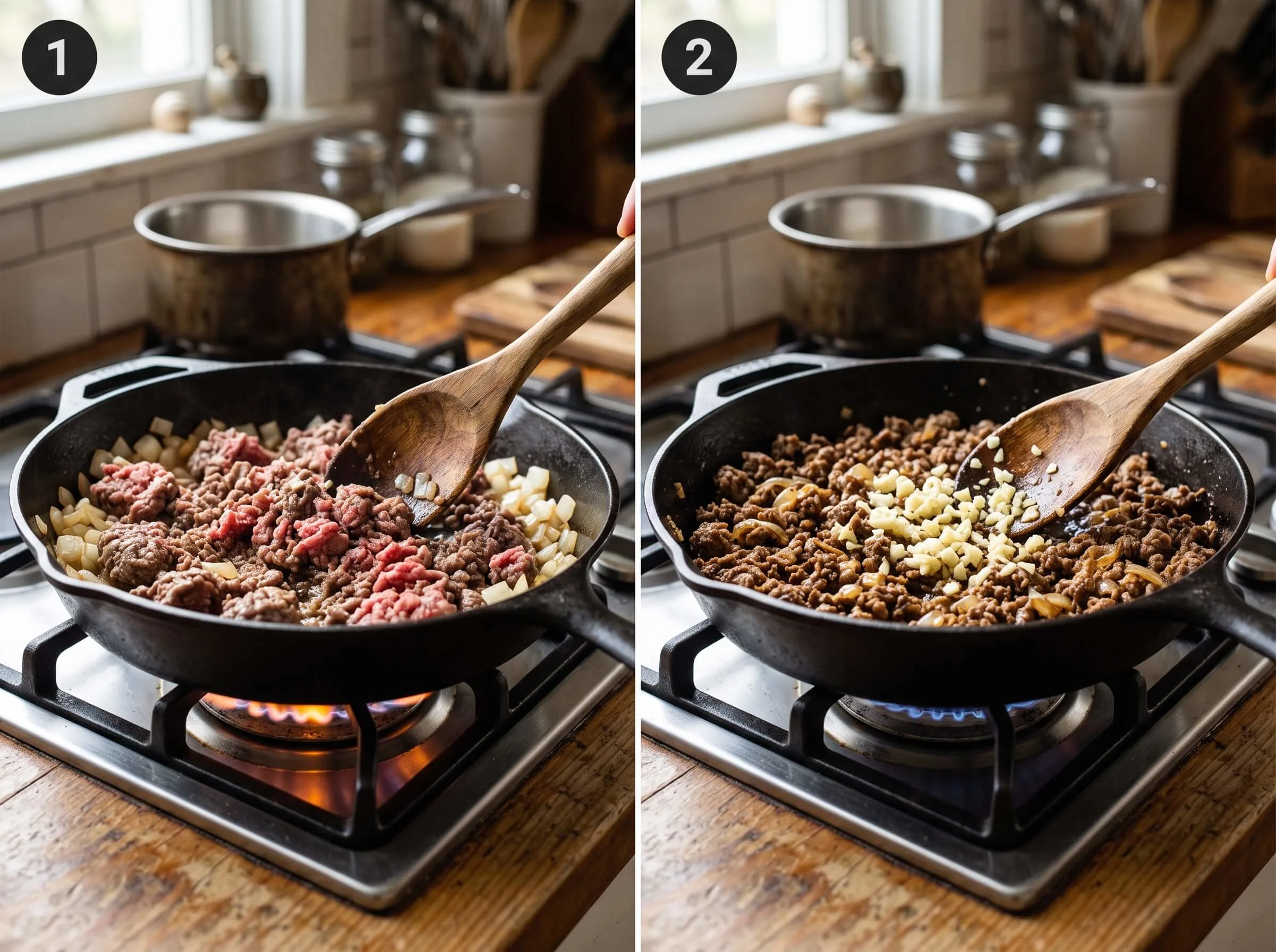 ground beef taco recipe Brown the Beef