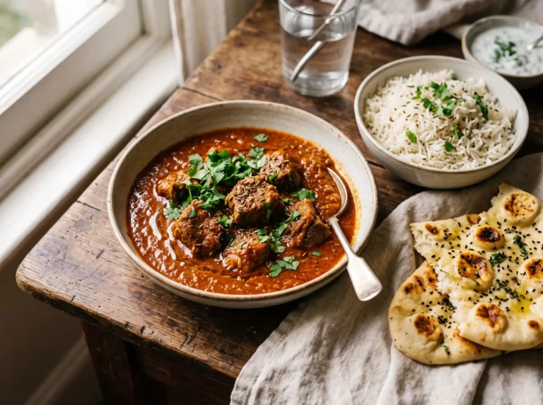 lamb curry main dish