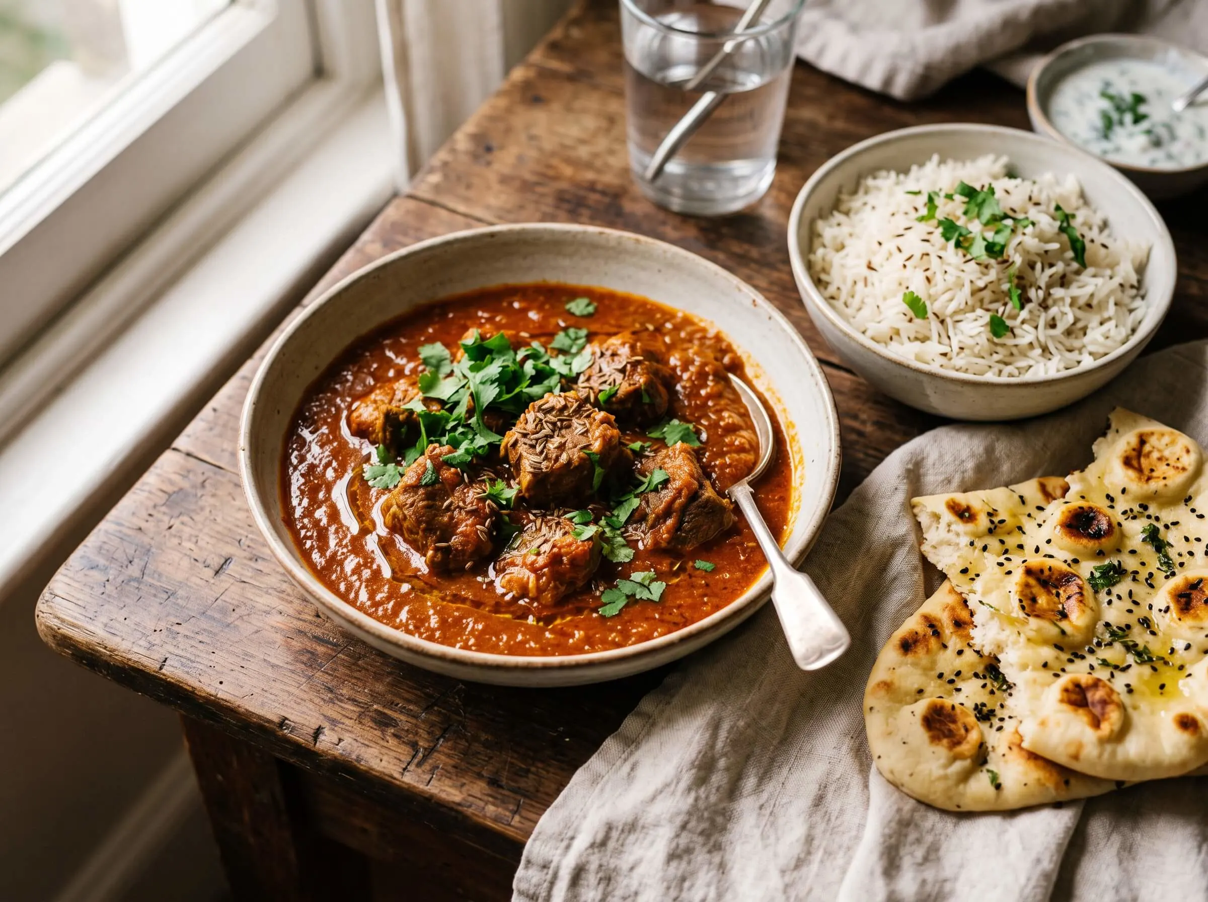 lamb curry main dish