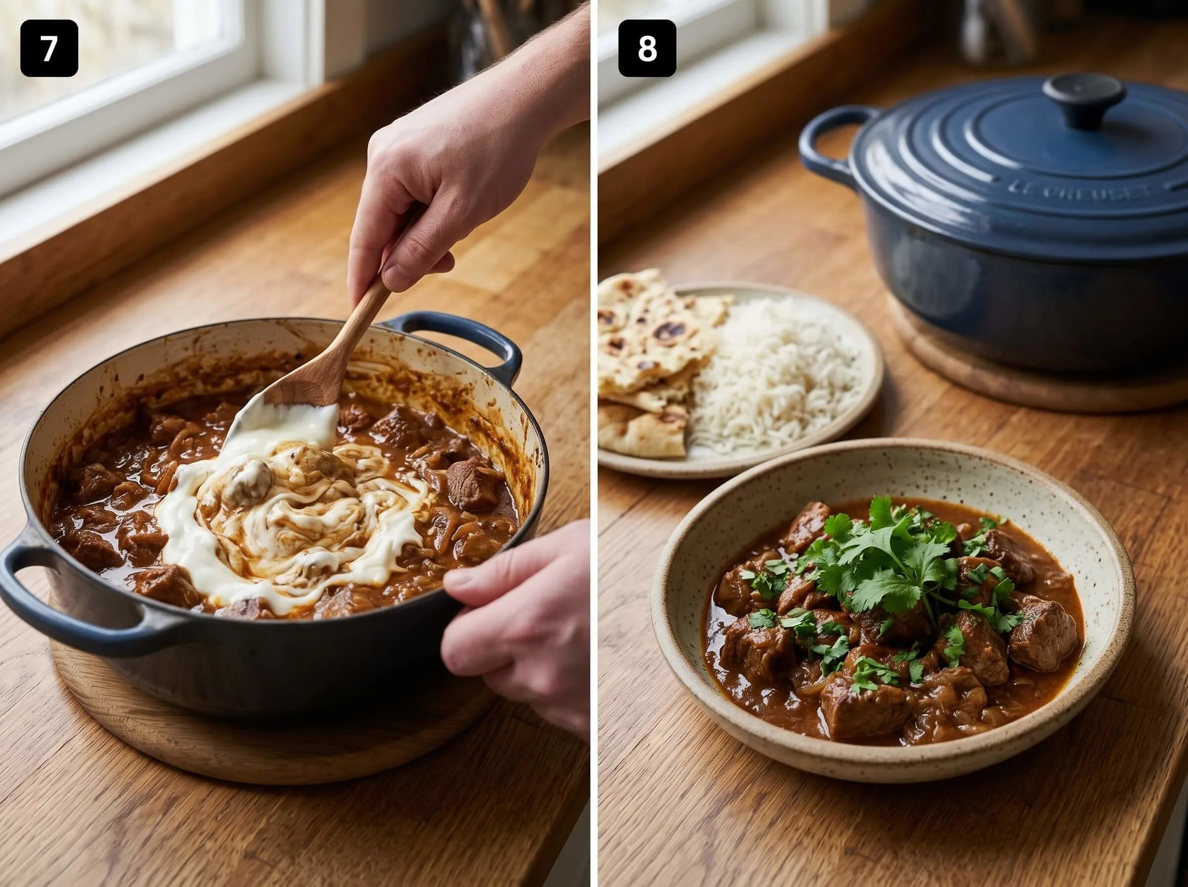 lamb curry Finish the Curry