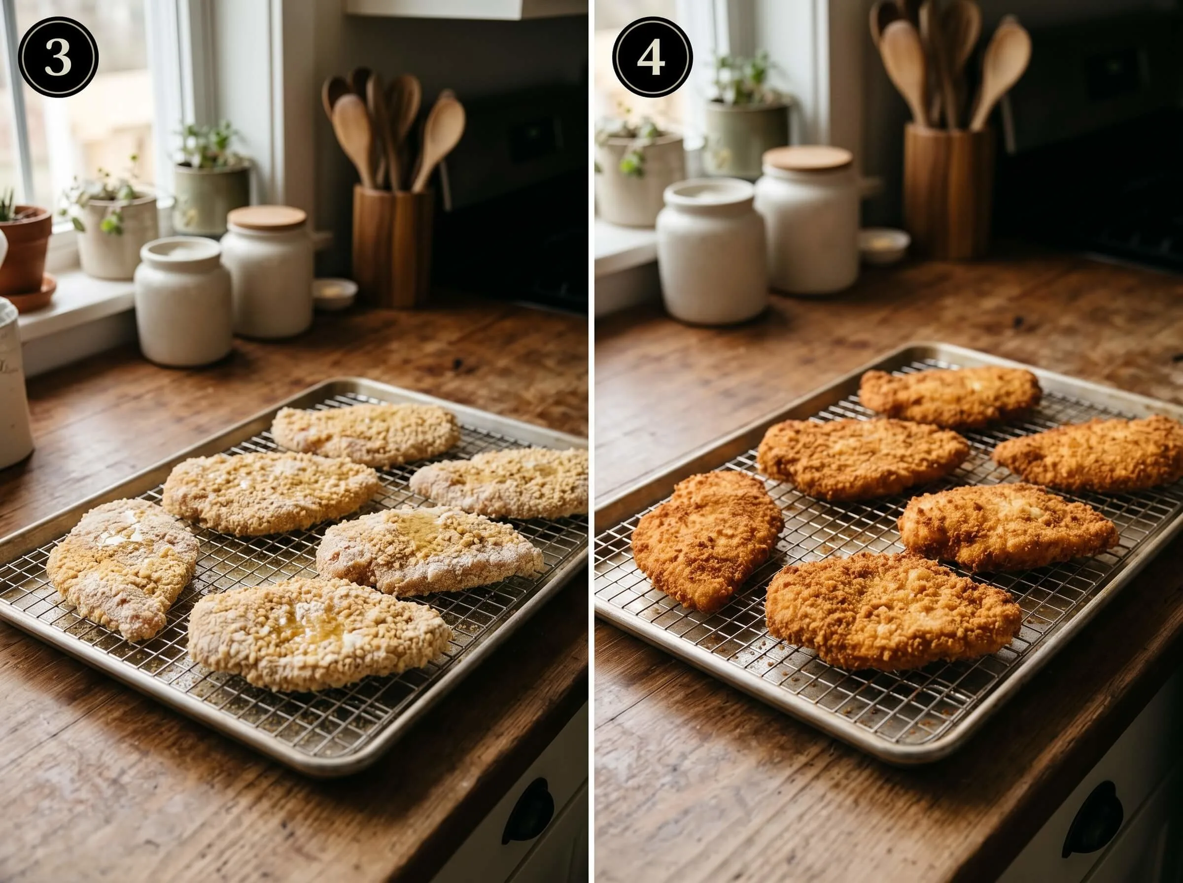 baked chicken parmesan recipe Bake Until Crispy
