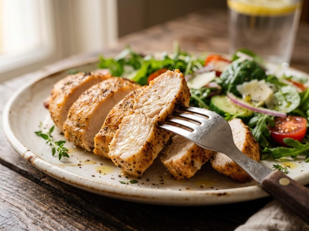 air fry chicken breast final result
