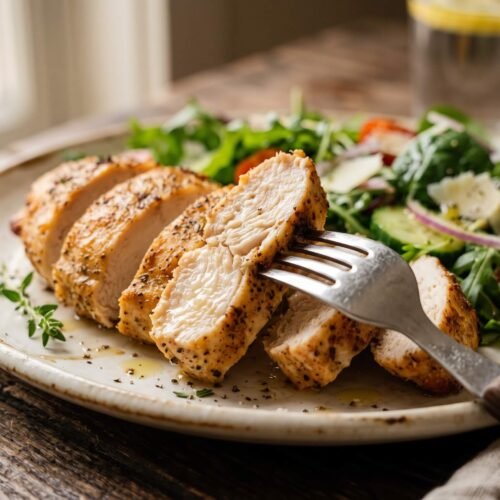 air fry chicken breast final result
