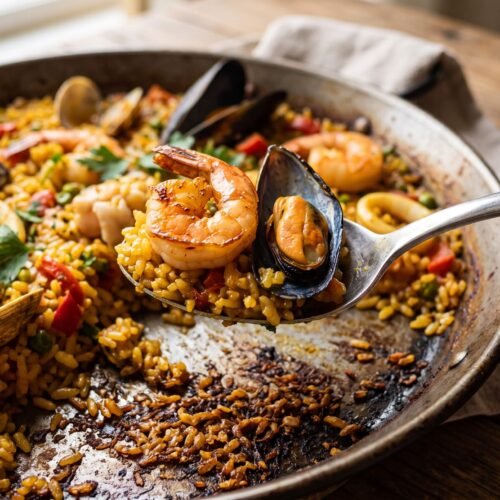 paella recipe final result