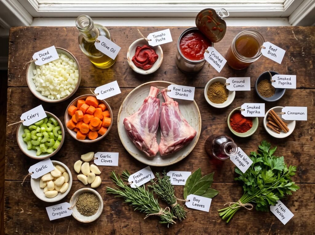 lamb shank meat recipe