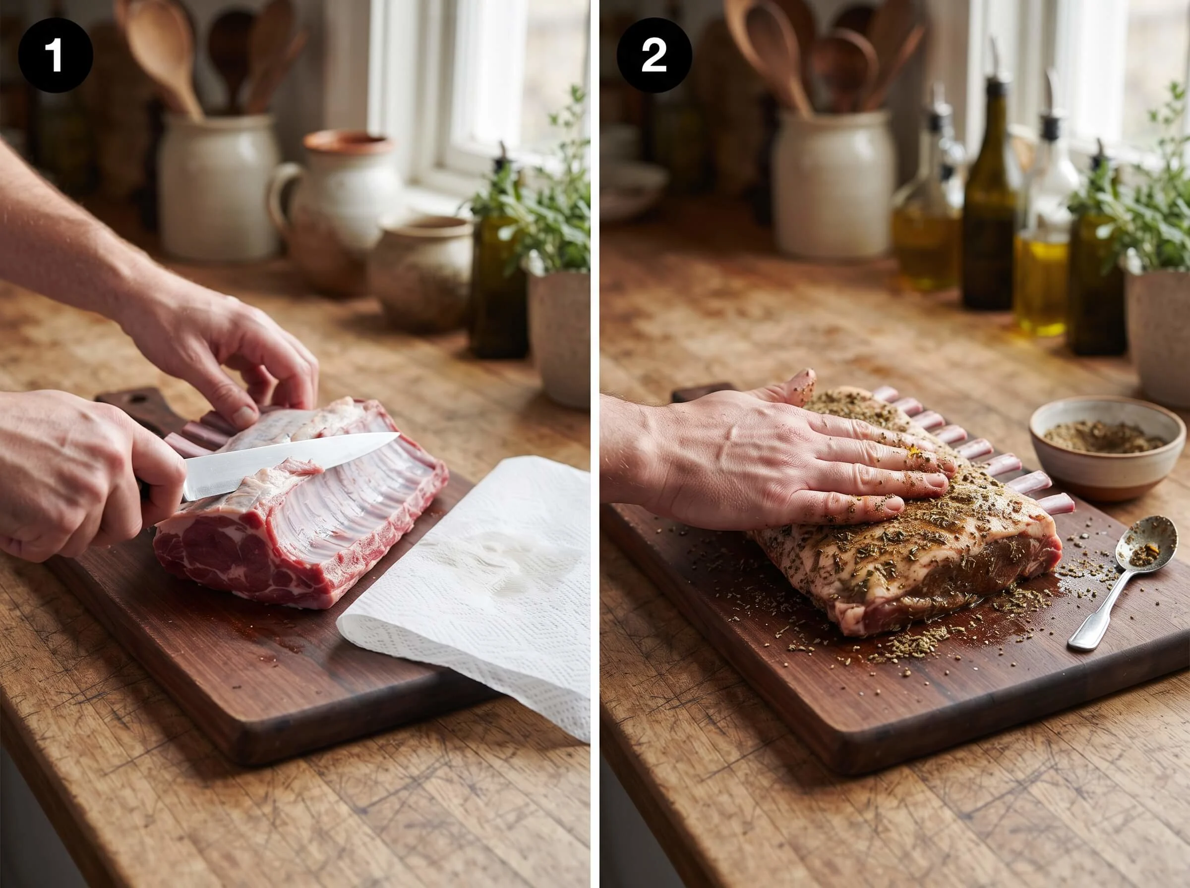 lamb ribs Season the Ribs