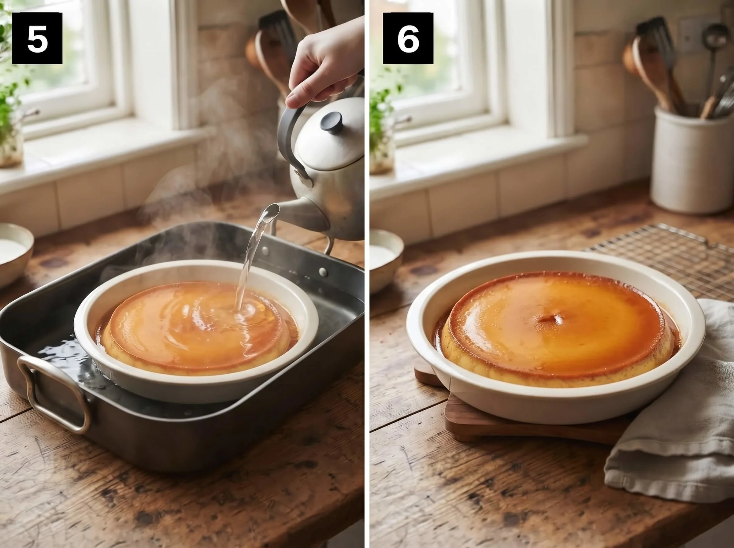 mexican flan Chill and Unmold