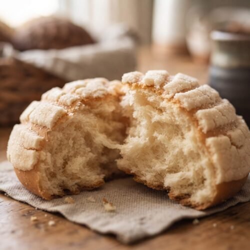Conchas recipe. final result