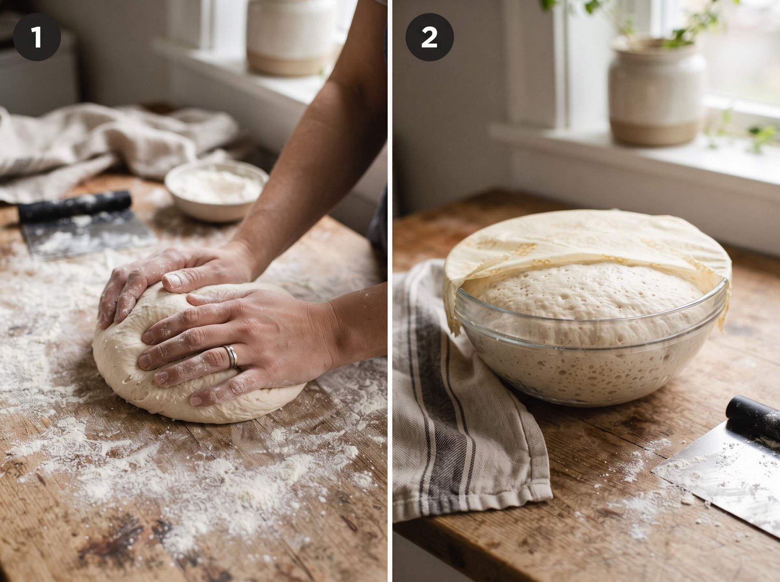 Conchas recipe Make and Proof the Dough