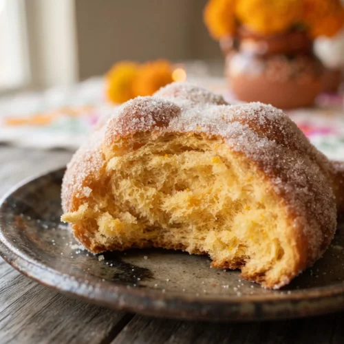 pan de muerto recipe final result