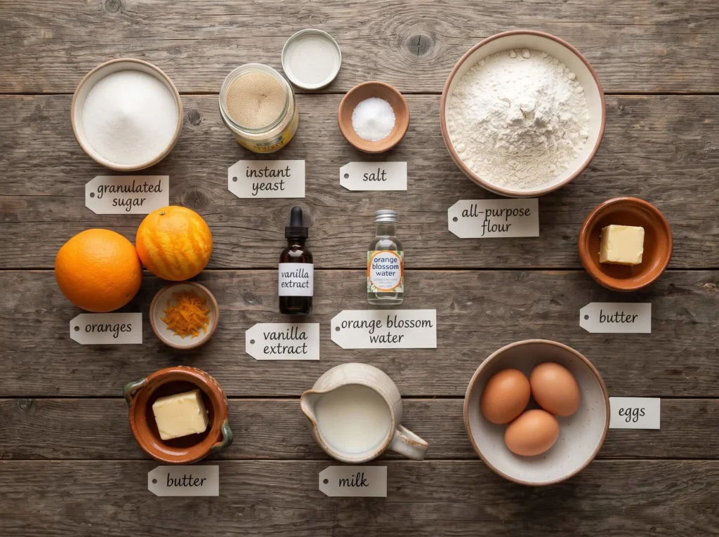 pan de muerto recipe Ingredients