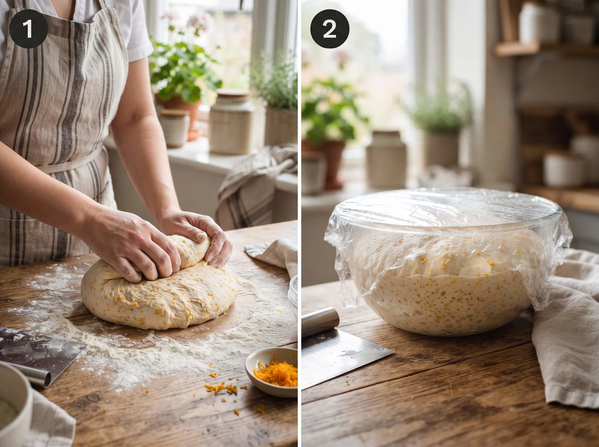 pan de muerto recipe: Make and Proof the Dough