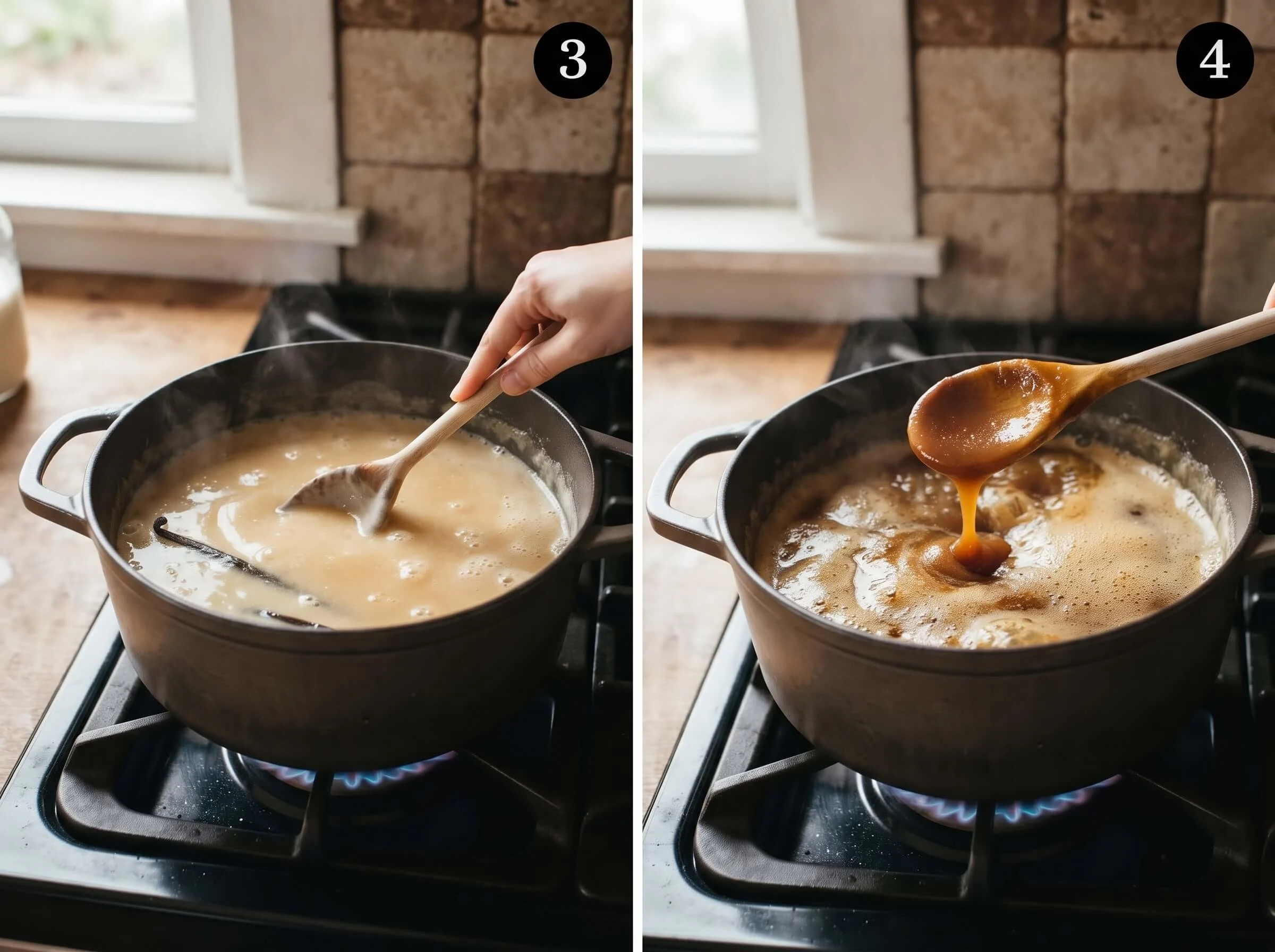 dulce de leche recipe Simmer and Reduce Slowly