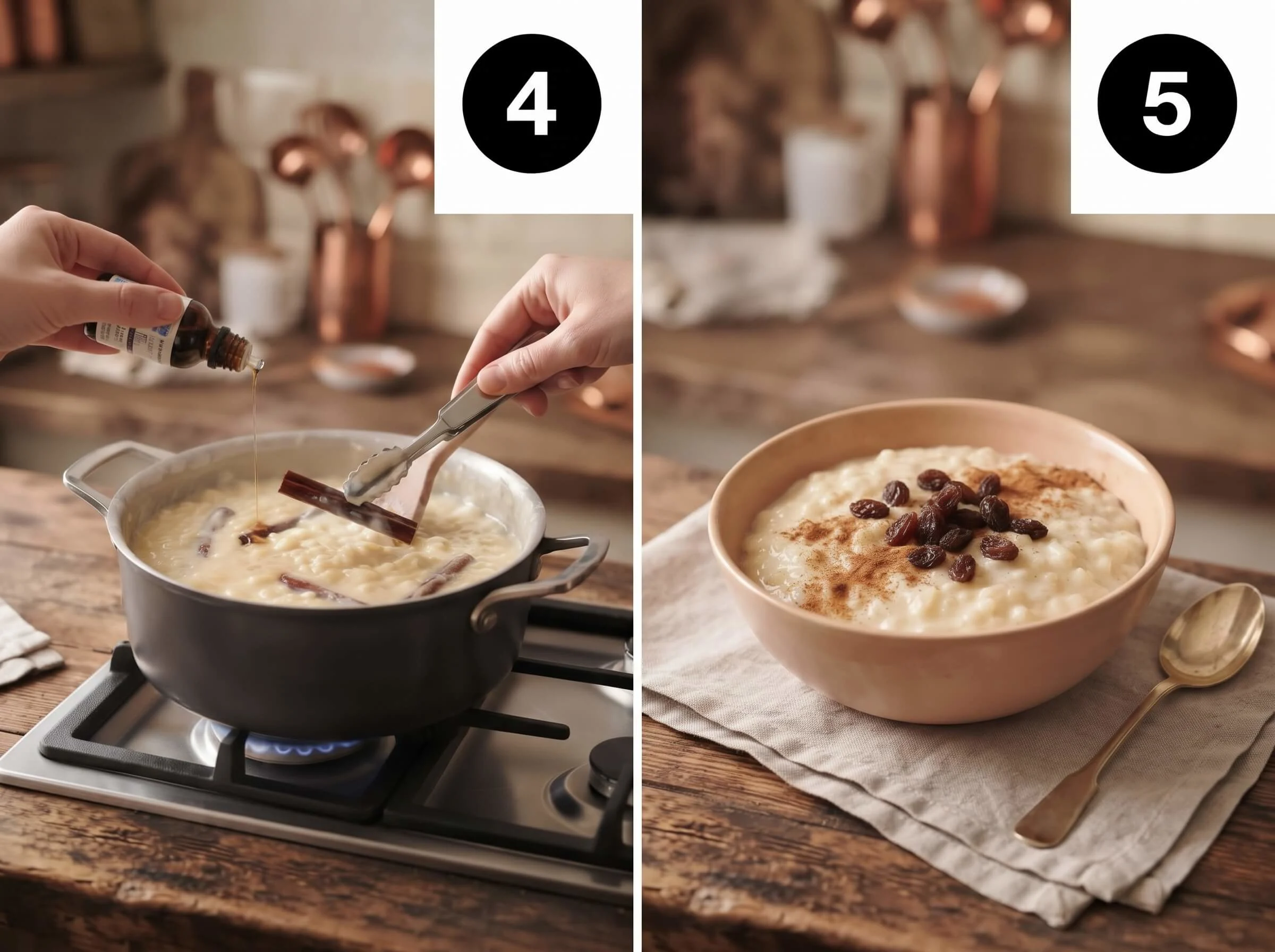 arroz con leche Finish and Serve