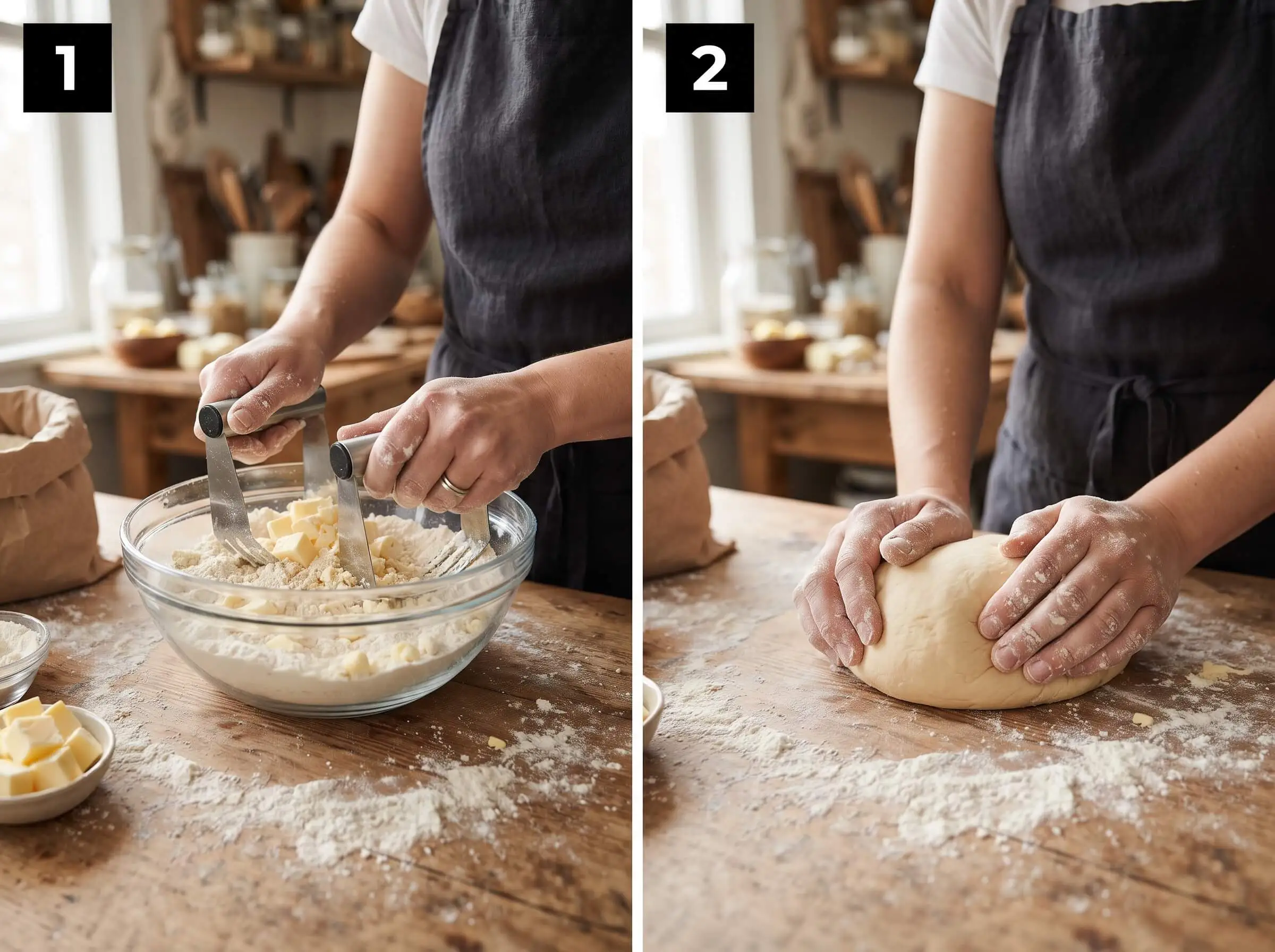 cannoli recipe Make and Rest the Dough