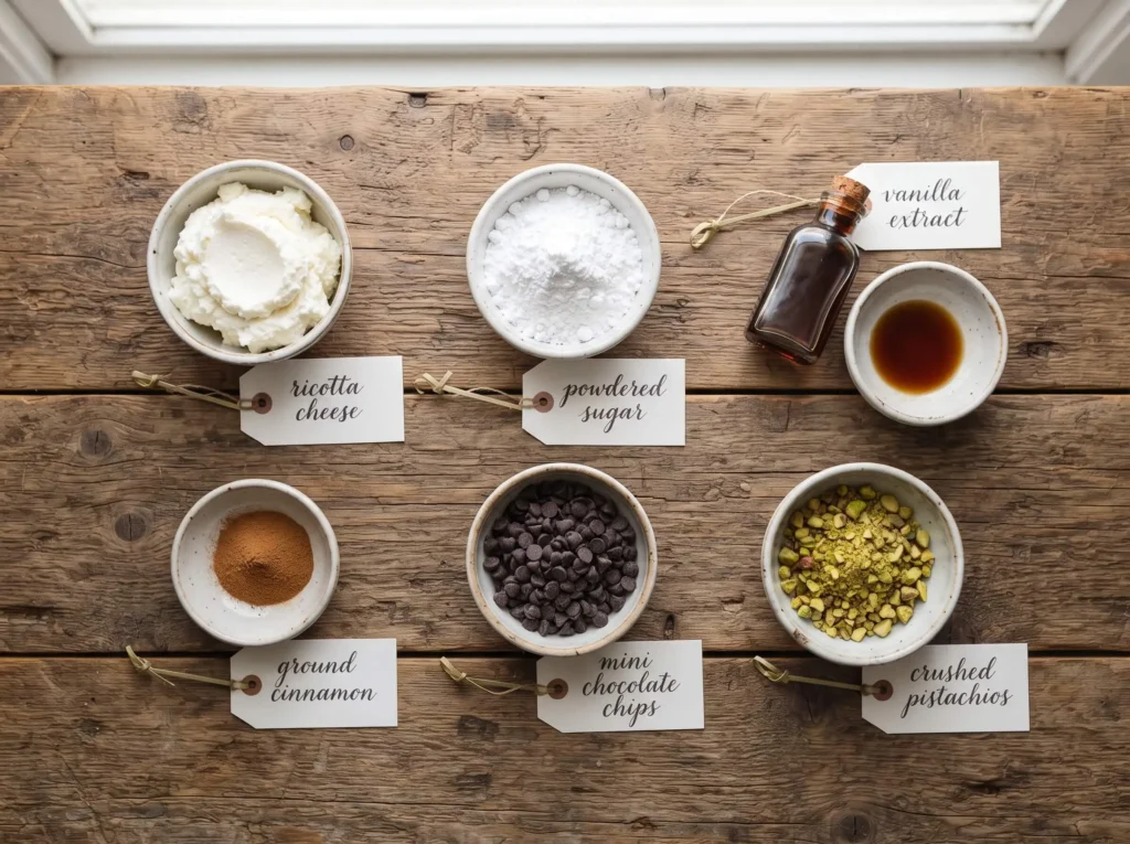 cannoli filling recipe Ingredients