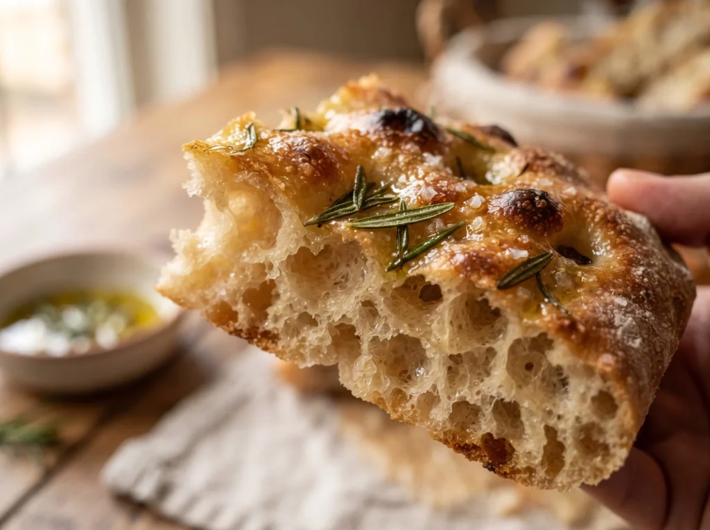 focaccia recipe final result