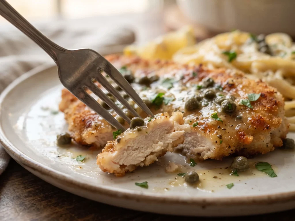 chicken piccata recipe final result