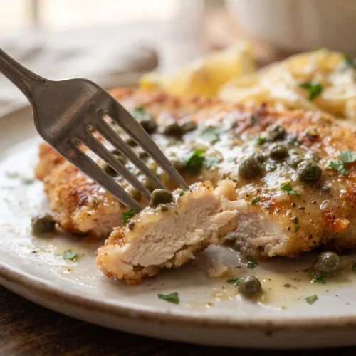 chicken piccata recipe final result