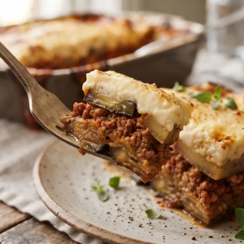 moussaka recipe final result