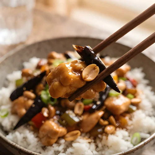 kung pao chicken recipe final result
