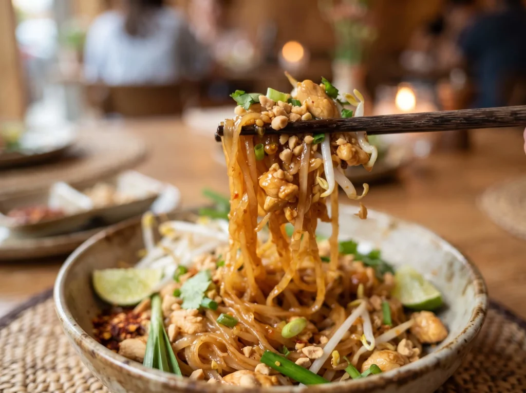 pad thai recipe final result