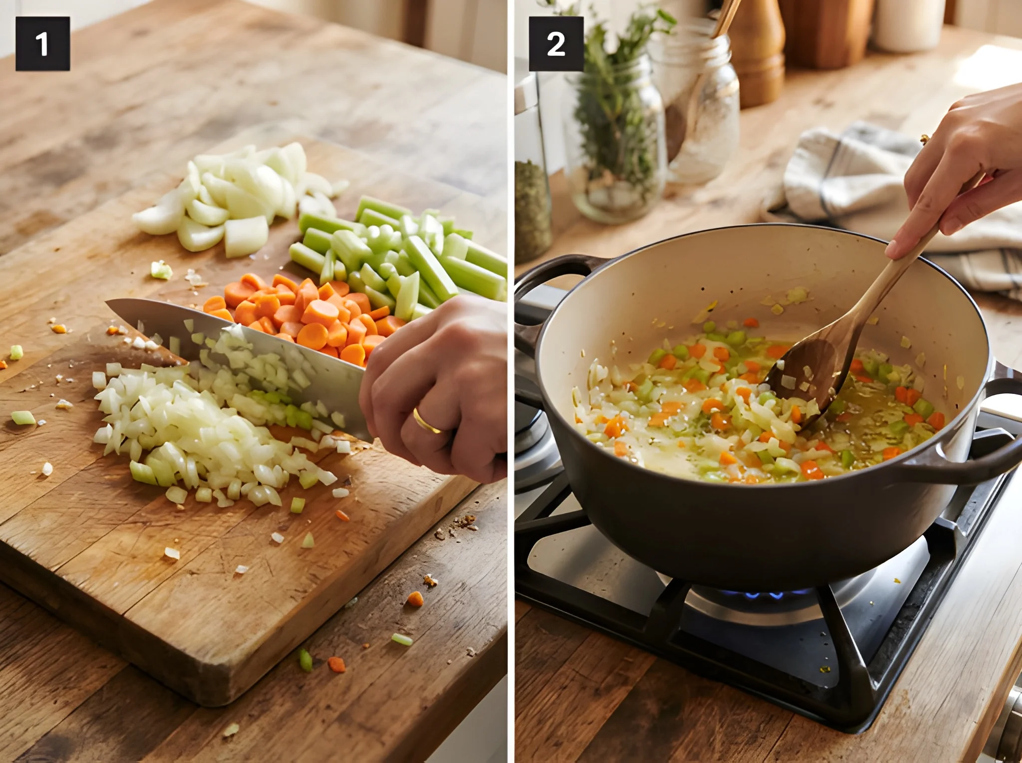 bolognese recipe Build the Soffritto