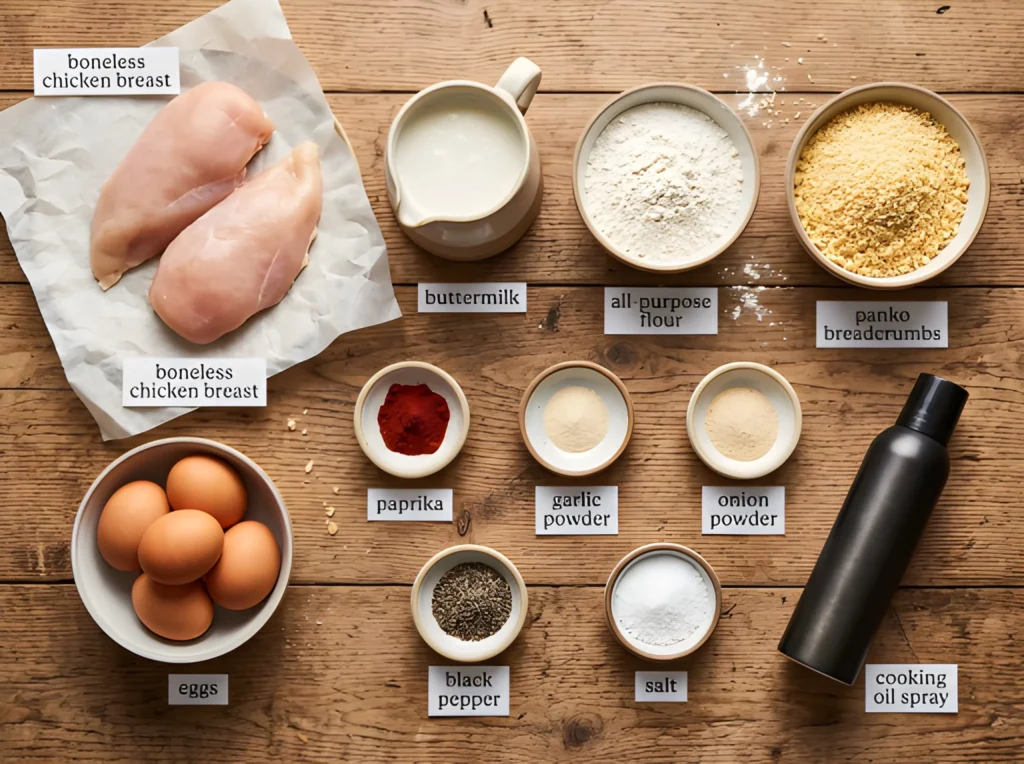 Simple chicken nugget recipes ingredients